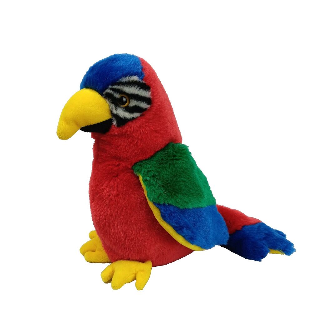 Ty Beanie Buddies Jabber Parrot Plush Stuffed Animal Exotic Bird Flaw